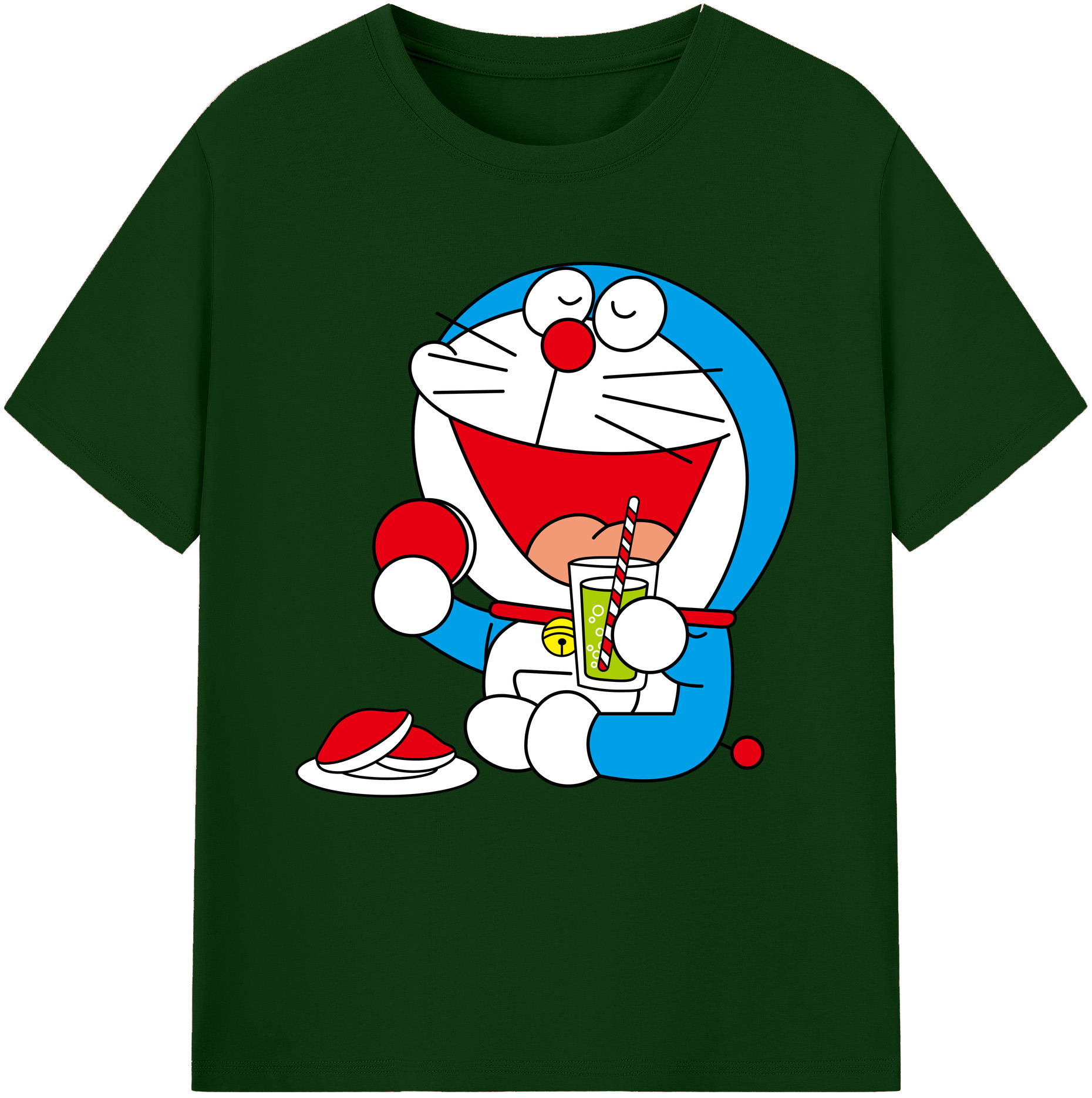 （画像用） ドラえもん Doraemon 綿100％半袖Tシャツ（フロントプリント）